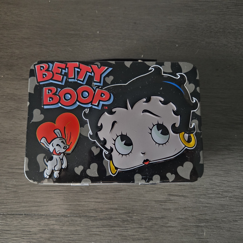 Betty Boop Black and White Tin Box